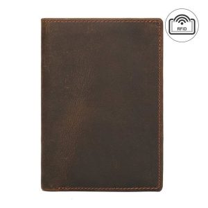 Passport holder for men front view