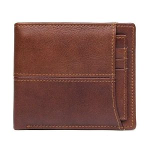 Wallet with removable card holder front view