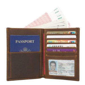 Passport and money holder interior