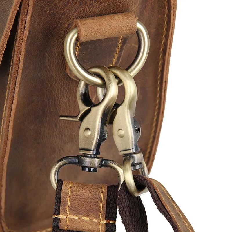 Leather Crossbody Messenger Bag Hardware Detail View Leather crossbody messenger bag hardware detail view