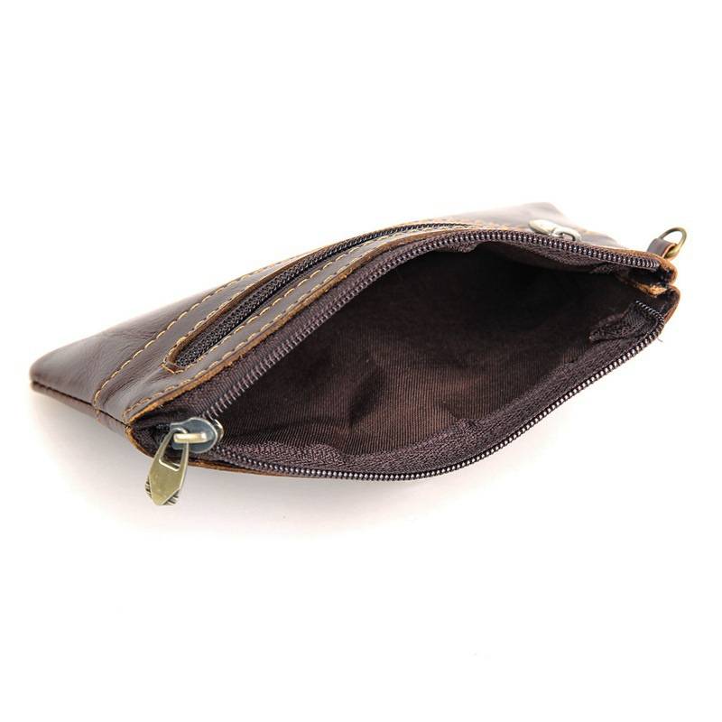 Zippered Coin Pouch Inside View Zippered coin pouch inside view